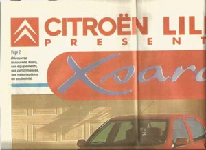 JOURNAL PUBLICITAIRE - CITROEN LILLE PRESENTE XSARA - Picture 1 of 1
