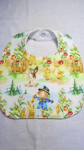 Handmade bib- Scarecrows, farm life - Picture 1 of 2