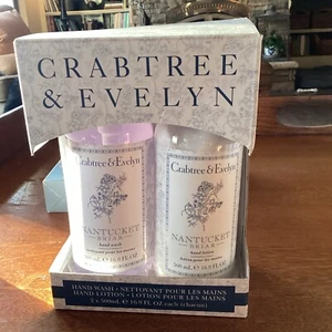 Juego de gel de ducha y loción corporal Crabtree & Evelyn Nantucket Briar 16,9 oz cada uno - Imagen 1 de 2