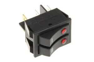 DeLonghi Interruptor Brillante Doble SR55 Radiador Olio A20 HV02 Trrs Hsx Rhvr - Imagen 1 de 1