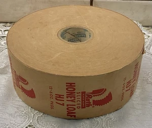Vintage RATH BLACK HAWK Honey Ham Packing Tape Roll ~ Indian Head Logo - Picture 1 of 6