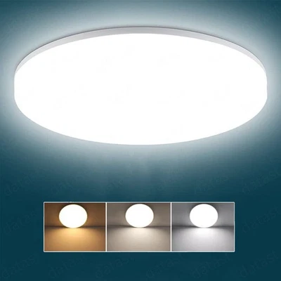 LED Deckenleuchte Panel Ultraflach Wohnzimmer Schlafzimmer Küche Deckenlampe - Bild 1 von 4