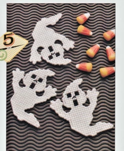 Calamita frigo Ghost & Inchworm - MOTIVO TELA PLASTICA - Rimossa dal libro/mag - Foto 1 di 2