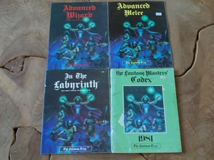 1980 Steve Jackson THE FANTASY TRIP Advanced Wizard Melee In The Labyrinth Codex - Foto 1 di 3