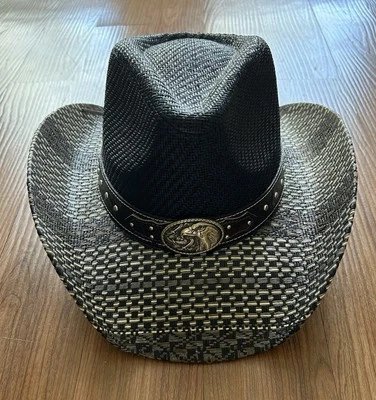 Sombrero de vaquero/vaquera estilo piel de serpiente Foto 1 de 3