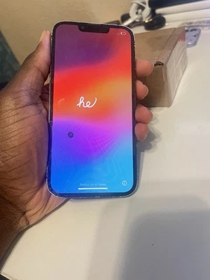 Apple iPhone 13 - 128GB - Midnight (Unlocked) Obliterated - Image 1 of 2