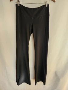 Old Navy Active Black Bootcut Yoga Pants Women’s Size Small Reversible Stretch - Picture 1 of 6