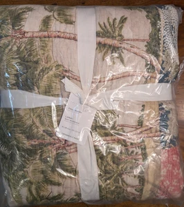 Pottery Barn Island Lanai Patchwork Full Queen Reversible Quilt NEW - Picture 1 of 1