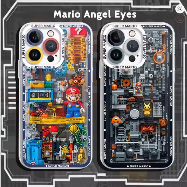 Nueva funda de teléfono Pokémon Mario para S25 S24 S22 S23Plus Note 20 Ultra 5G S21 S20 FE Foto 1 de 4