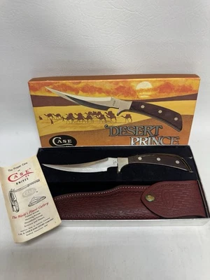 Cuchillo de hoja fija estuche XX Desert Prince años 80 funda original nuevo Foto 1 de 4