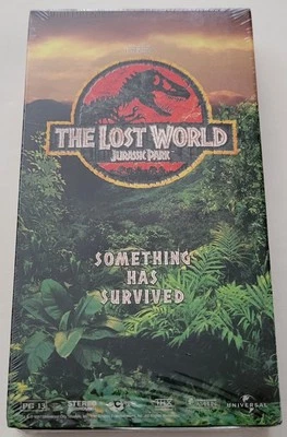 The Lost World: Jurassic Park (VHS 1997) Brand New Factory Sealed! Jeff Goldblum Foto 1 de 4