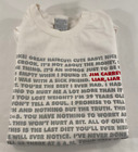 HTF Liar Liar Jim Carrey Long Sleeve Gildan Shirt Size XL Universal Studios Logo