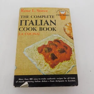 Complete Italian Cook Book La Cucina 1953 HCDJ 1972 Printing Rose Sorce Recipes - Imagen 1 de 12