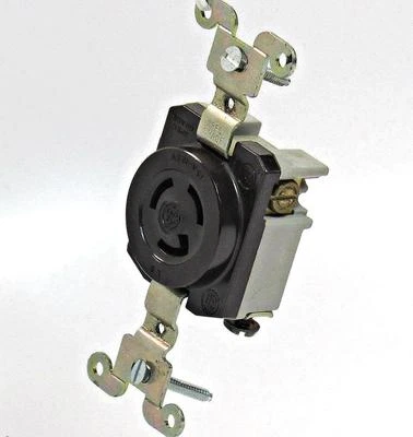 GE L5-15R Twist Locking Receptacle Hart-Lock Outlet 15A 125V Spec Grade - Image 1 of 3