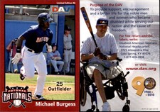 Michael Burgess 2010 DAV Minor/Independent/Summer Leagues #96 Card