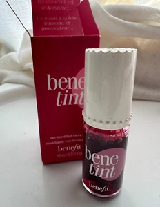 Benefit Benetint Rose Tinted Lip  Cheek Stain 6ml/.2oz Full Size New Damaged Box - Picture 1 of 3
