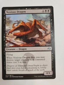 MTG Magic The Gathering Card Noxious DragonCreature Dragon Black Fate Reforged - Picture 1 of 2