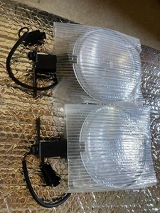 Pair of ZKW 19003 190121 408 E12 Chrome Lights Vintage New - Picture 1 of 5