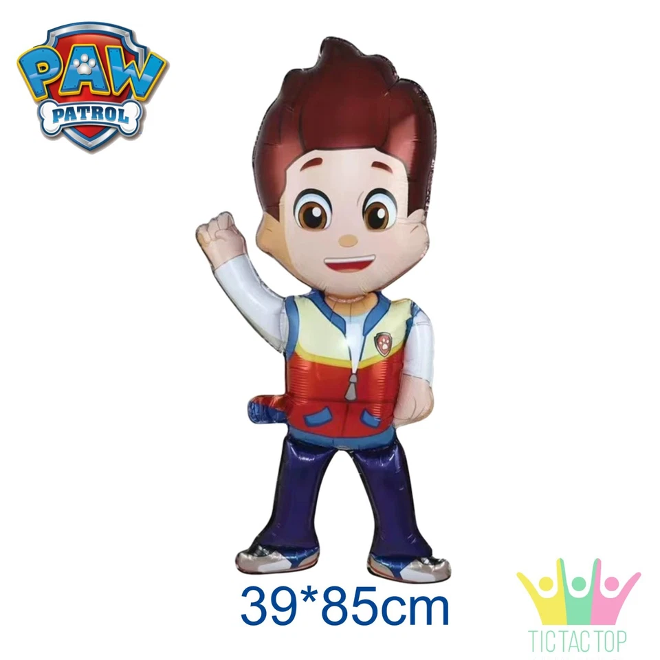 Ryder Paw Patrol Balloon Foil Air. Lolly Bag Cake Party Cupcake Banner Bunting - image 1 of 1