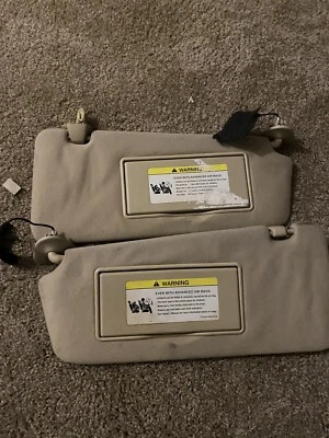 Par de para-sol esquerdo e direito 04-07 Jaguar XJ8 Vanden Plas E P - Imagem 1 de 3