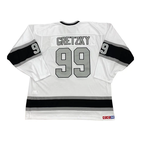 Wayne Gretzky Los Angeles Kings Hockey Jersey Vintage CCM XXL Cover