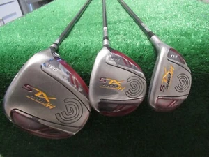 CLEVELAND HIBORE XLS 9.5* DRIVER 5 WOOD HYBRID 3 SET STIFF REGULAR GRAPHITE RH - Picture 1 of 13