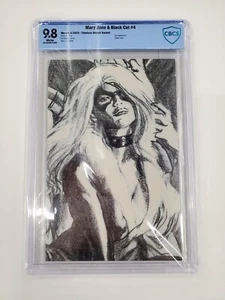 Mary Jane & Black Cat #4 CBCS 9.8 Alex Ross 1:100 Timeless Sketch Variant 2023 - Picture 1 of 2