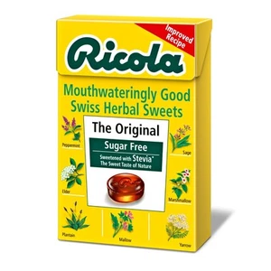 Ricola ORIGINAL Swiss Herbal Drops Lozenges With Stevia S/Free 45g (Pack of 6) - Picture 1 of 1