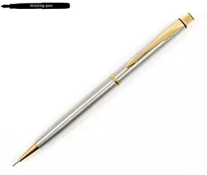 Parker Insignia Druckbleistift (0,5 mm) in gebürstetem Silber - Gold (gebraucht) - Bild 1 von 9