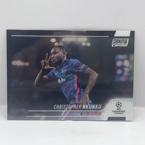 2021-22 Topps Chrome Stadium Club UEFA Christopher Nkunku Base #77 RB Leipzig - Picture 1 of 2
