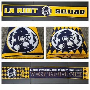 LARS LOS ANGELES GALAXY RIOT SQUAD RARE & UNIQUE SCARF FOR HARDCORE SOCCER FANS! - Picture 1 of 24