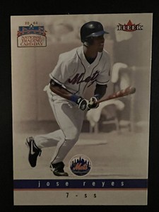 Jose Reyes 2004 National Trading Card Day #4 Fleer NY New York Mets MLB