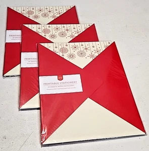 Holiday Stationary-Christmas-48 Sheets With Matching Envelopes-Perfect Print-New - Picture 1 of 9