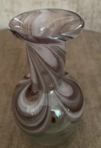 Atemberaubende Vintage italienische Opal Carlo Moretti Vetri Murano Knospen Vase schön - Bild 1 von 7