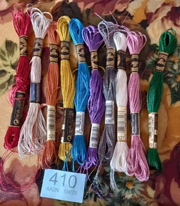 10 DMC Embroidery Threads, Metallic Glitter. Made In Belguim - Picture 1 of 3