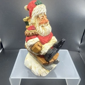 Figurina Vintage Babbo Natale su slitta 1996 Spcl Edt David Frykman Oh Che divertimento è DF2030 - Foto 1 di 11