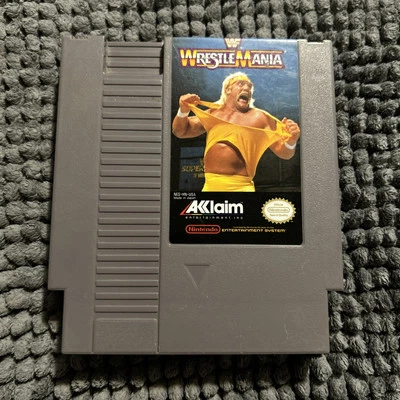 WWF Wrestlemania 1988 Nintendo NES - WWE Vintage Video Game Cartridge Wrestling - Image 1 of 3