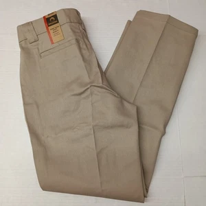 Brahma Men's Work Tough Pants Durable Size 34x32 Sandy Taupe Wrinkle Resistant - Picture 1 of 8