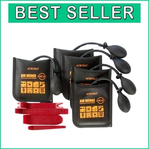 Heavy-Duty 5-Pack Air Wedge & Pry Bar Set - 300LB Capacity for Instant Alignment - Picture 1 of 10
