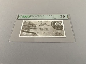 Netherlands Indies 100 Gulden P-94 1946 PMG 30 - Picture 1 of 4