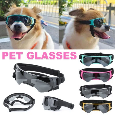 Dog Sunglasses UV Eye Protection Goggles for Small Pets Outdoor Travel Sunshade - image 1 of 4