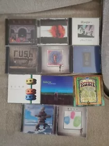 11 RUSH geddy lee cd LOT moving pictures retrospective vapor trails test forEcho - Picture 1 of 7