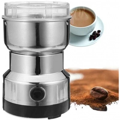 MACINA CAFFE SPEZIE PEPE NOCI ELETTRICO 260W CAPACITA' 85GR CAFFÈ ACCIAIO INOX