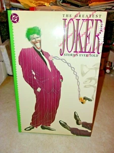 DC COMICS "THE GREATEST JOKER STORIES EVER TOLD" HRDCVR BOOK - Picture 1 of 4