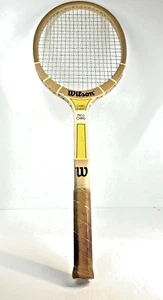 Vintage Miss Chris Evert Tennisschläger Wilson Holz. 4 1/4" Griff. "Maße 27""x9"" - Bild 1 von 22
