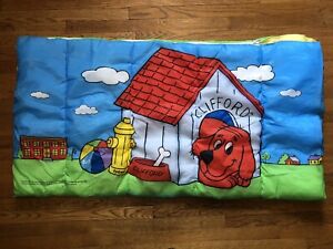 RARE Vintage Scholastic Clifford The Big Red Dog Sleeping Bag