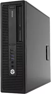 HP DESKTOP COMPUTER 800 g2 SFF i5 4gb Memory 250gb HDD no Windows Excellent - Picture 1 of 2