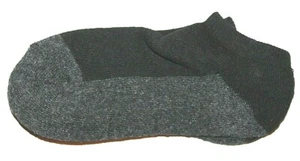 10-Pack Two-Tone Black/Dark Gray Boys' Low Cut Socks - Size 6-8.5 or 9-11 - Picture 1 of 2