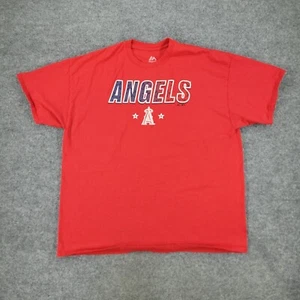 Camisa Anaheim Angels Hombres 2XL Roja MLB Béisbol Logo Cuello Redondo Manga Corta Adulto - Imagen 1 de 13