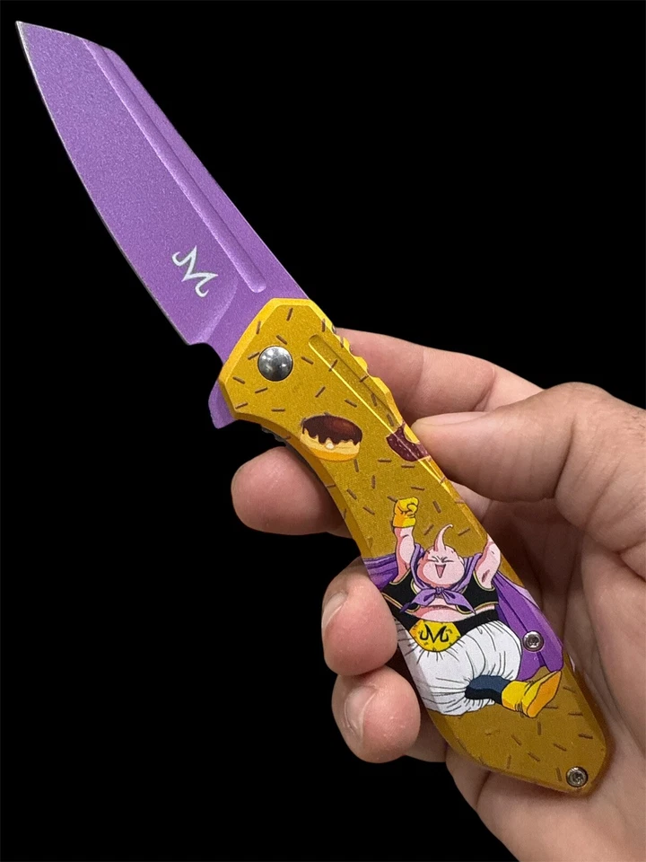 Аниме тематический пружинный карманный нож - коллекционный аниме дизайн Edc pF85H - Изображение 1 из 2